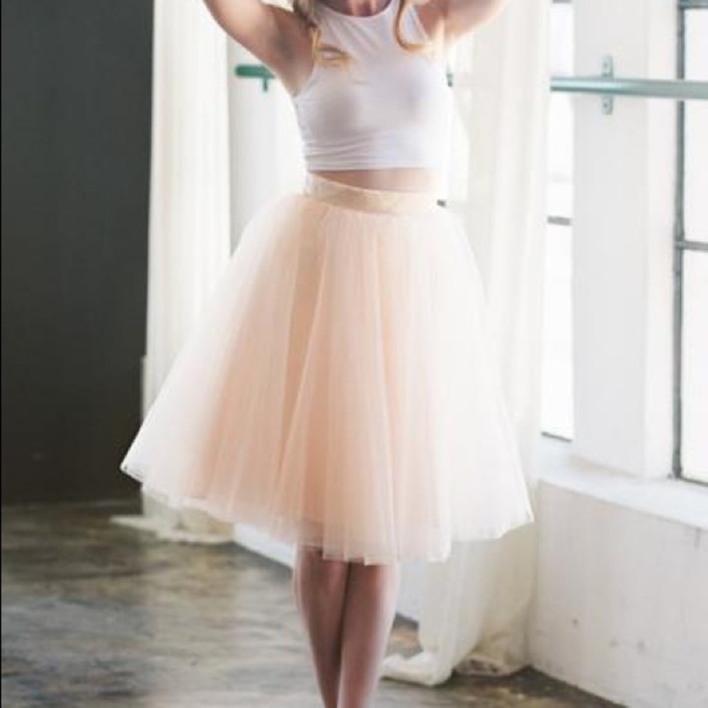 Blush Tulle Skirt